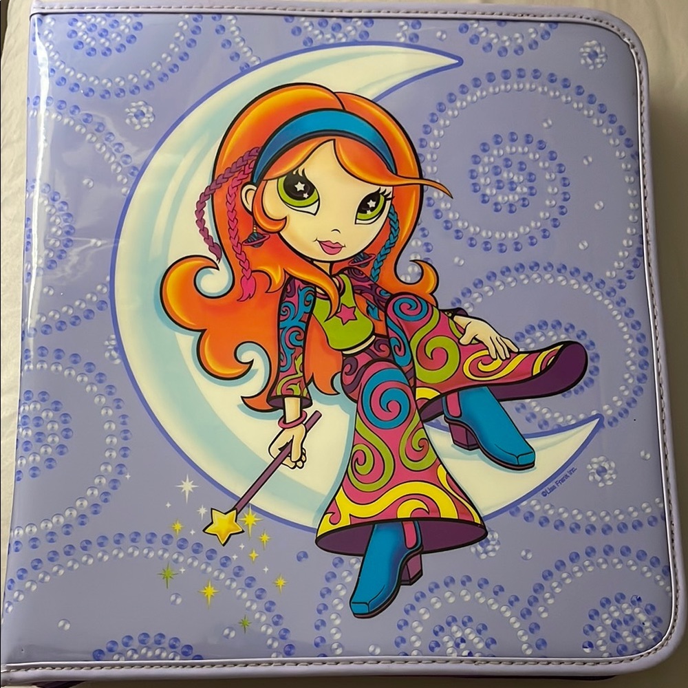 Lisa Frank Moon Girl Binder